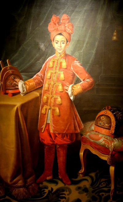 Prince Cahn du Vietnam à la cour française de Louis XVI, en 1787 - Unknown